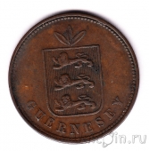 Гернси 4 дубля 1864