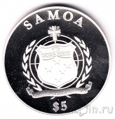 Самоа 5 долларов 2009 Федеральная железная дорога
