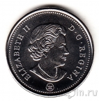 Канада 5 центов 2015
