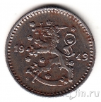 Финляндия 1 марка 1943 (железо)