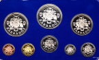 Барбадос набор 8 монет 1975