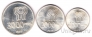 Аргентина набор 3 монеты 1977 Футбол