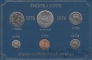 Швеция набор 6 монет 1978