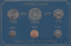 Швеция набор 6 монет 1979