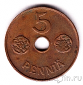 Финляндия 5 пенни 1942