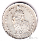 Швейцария 1/2 франка 1956