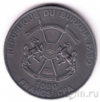 Буркина Фасо 1000 франков 2015 Мамонтенок