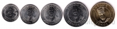 Тонга набор 5 монет 2015