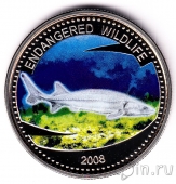 Палау 1 доллар 2008 Осетр