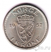 Норвегия 1 крона 1957