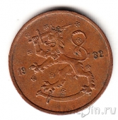 Финляндия 5 пенни 1932