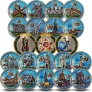 Россия набор 21 монета 2014-2015 70-летие Великой Победы (цветные)