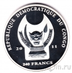 ДР Конго 240 франков 2011 Адмиралтейство