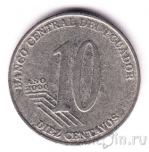 Эквадор 10 сентаво 2000