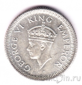 Британская Индия 1/4 рупии 1942
