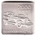 Венгрия 2000 форинтов 2015 Пожарный автомобиль