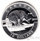 Канада 10 долларов 2013 Полярный медведь