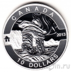 Канада 10 долларов 2013 Каменный монумент