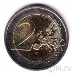Ирландия 2 евро 2015 30 лет флагу