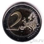 Финляндия 2 евро 2015 Художник Аксели Галлен-Каллела