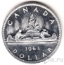 Канада 1 доллар 1963