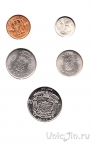 Бельгия набор 5 монет 1971 Belgie