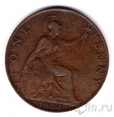Великобритания 1 пенни 1904