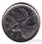 Канада 25 центов 2009