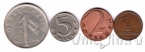 Австрия набор 4 монеты 1934