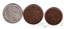 Австро-Венгерская Империя набор 3 монеты 1910
