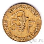 Западноафриканские штаты 5 франков 1975