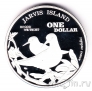 Остров Джарвис 1 доллар 2015 Обыкновенная крачка