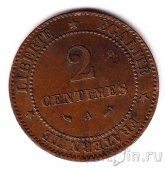Франция 2 сентима 1895