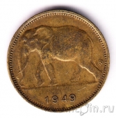 Бельгийское Конго 1 франк 1949 Слон