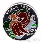 КНДР 100 вон 1996 Коала