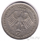 ФРГ 2 марки 1969 Конрад Аденауэр (G)