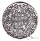 Британская Индия 1 рупия 1882