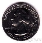 США 25 центов 2015 Saratoga (S)