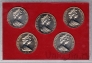 Остров Мэн набор 5 монет 1 крона 1979 Тинвальд