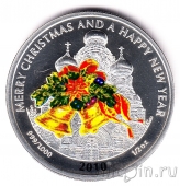 Либерия 2 доллара 2010 Рождество