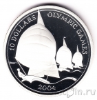 Фиджи 10 долларов 2003 Олимпиада в Афинах. Регата