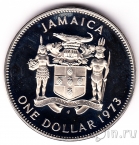 Ямайка 1 доллар 1973 Бустаманте