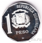 Доминиканская республика 1 песо 1989 Корабль