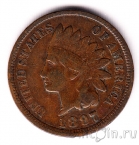 США 1 цент 1897
