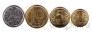 Казахстан набор 4 монеты 2015