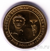 Австралия 5 долларов 2008 Дональд Брэдмен