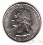 США 25 центов 2001 Штаты (5 штук, цветные)