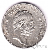Саксония 5 марок 1904