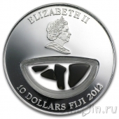 Фиджи 10 долларов 2012 Метеорит Каинсаз