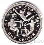 Остров Мэн 1 крона 1982 Чемпионат мира по футболу